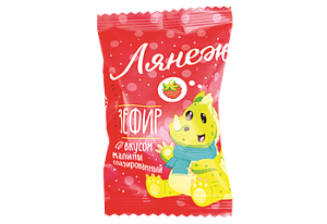 Зефир глазированный со вкусом малины Лянеж 38 гр
