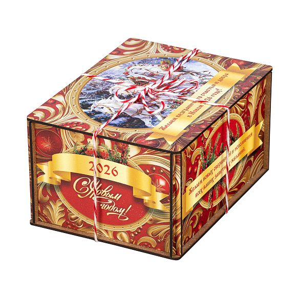 Сладкий новогодний подарок Золотые Узоры (малая)